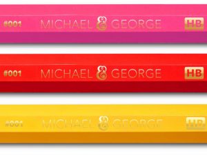 Michael and George Bleistift Lampe Lineal Geodreieck Uhr Spiegel Interior Design