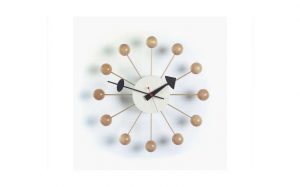 Designklassiker Ball Clock von George Nelson, Vitra, Uhr, Sunburst, Wand, Büro, Wohnzimmer, flur, Design Interior Interirordesign, Innenarchitektur, bunt, schlicht, modern, klassisch