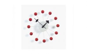 Designklassiker Ball Clock von George Nelson, Vitra, Uhr, Sunburst, Wand, Büro, Wohnzimmer, flur, Design Interior Interirordesign, Innenarchitektur, bunt, schlicht, modern, klassisch