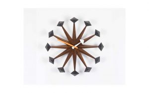 Designklassiker Ball Clock von George Nelson, Vitra, Uhr, Sunburst, Wand, Büro, Wohnzimmer, flur, Design Interior Interirordesign, Innenarchitektur, bunt, schlicht, modern, klassisch