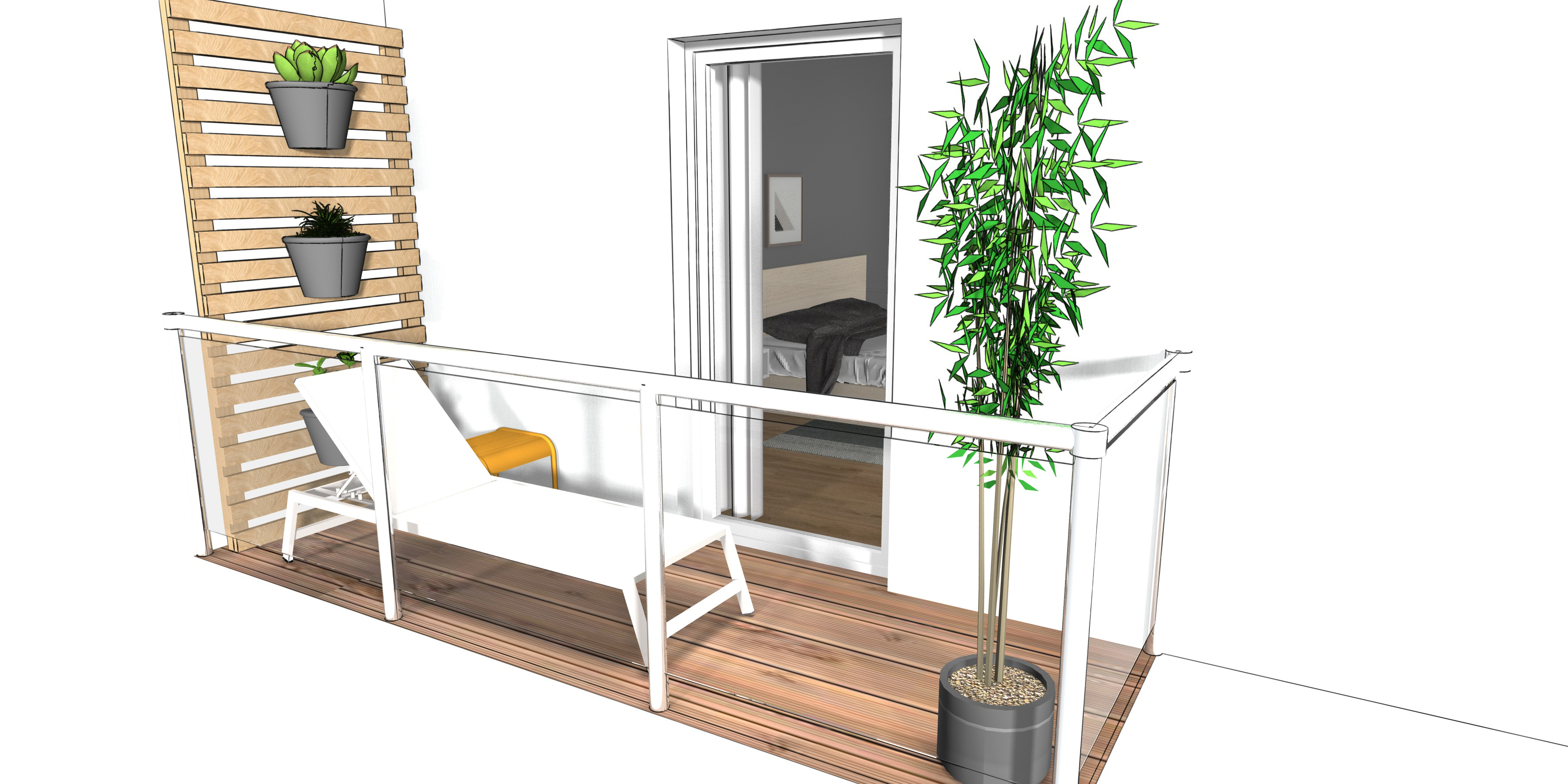 Visualisierung mittels 3D Rendering. Innenarchitektur Entwurf, Möblierung, Innenarchitekt